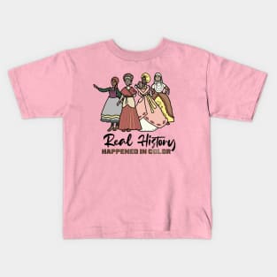 History Happened in Color -- Diverse Historical Characters Kids T-Shirt